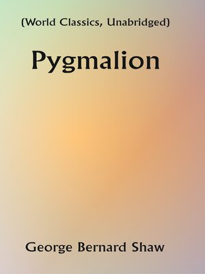 cover image of Pygmalion